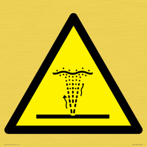W515 Warning: Geyser (water/air) water jet